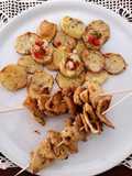 Anticuchos de pollo