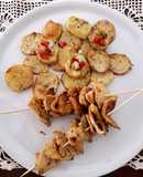 Anticuchos de pollo