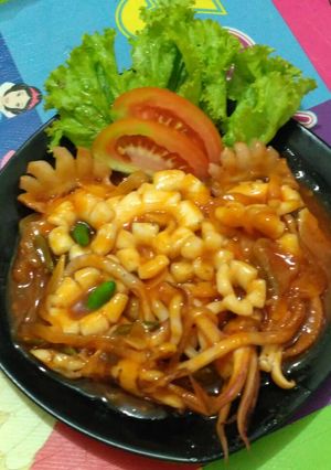 Foto resep Cumi saus bombay