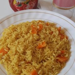 A picture of Tumeric rice.
