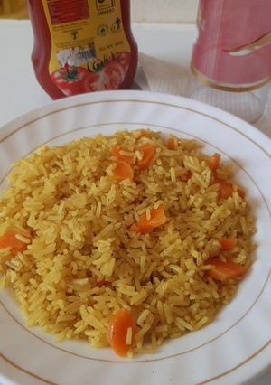 A picture of Tumeric rice.