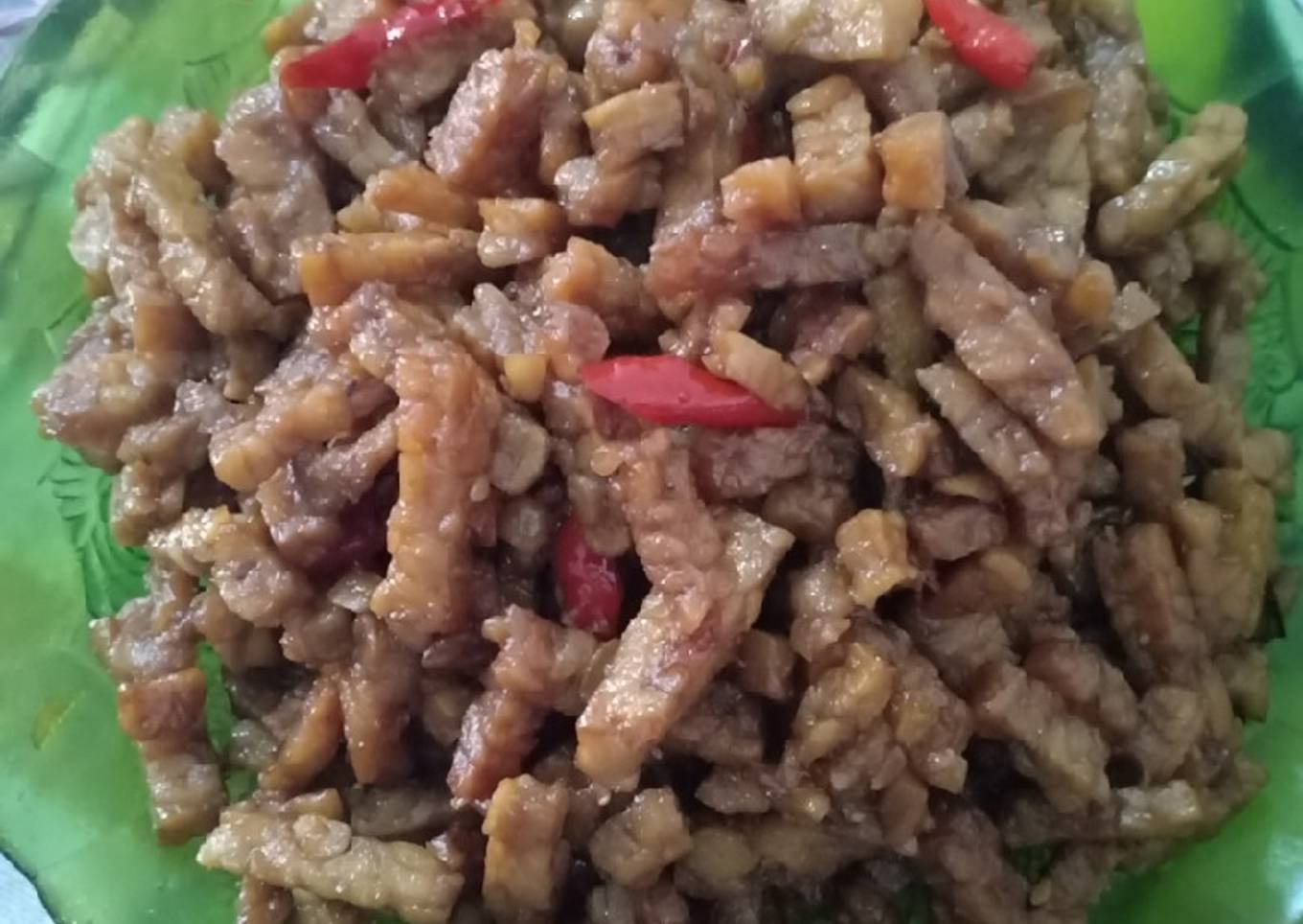 Tempe Kecap enak dan ekonomis