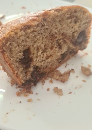 Une photo de Gâteau au yaourt, noisette et épices chocolat