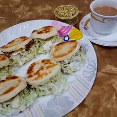 A picture of Mini packet shuwarma without oven on tawa.