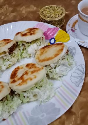 A picture of Mini packet shuwarma without oven on tawa.