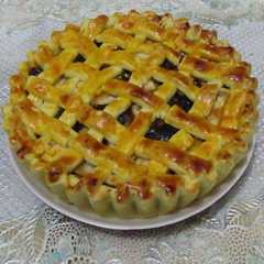 A picture of apple pie .