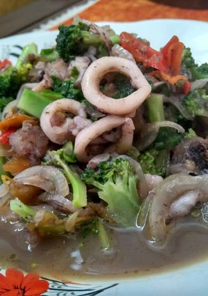 Foto resep Cumi brokoli