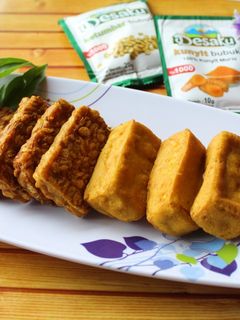 Foto resep Tahu tempe goreng ungkep rasa ayam