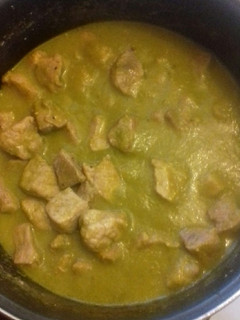 Una foto de Carne en salsa verde (Fácil)