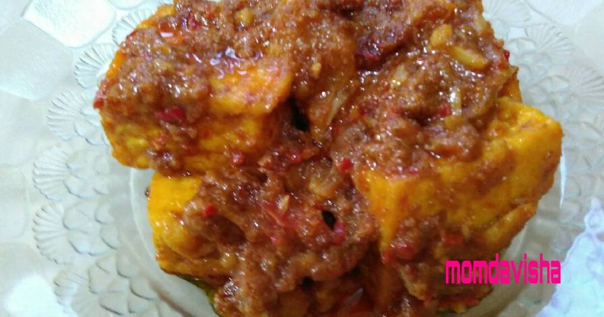 Resep Tahu Bumbu Kacang Maknyus Oleh Momdavisha Cookpad