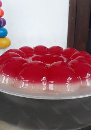 Foto resep Puding Merah Berani Putih Suci (tomat, sirsak dan susu)