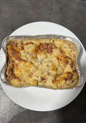 Gambar Baked macaroni (versi air fryer)
