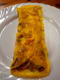 Tortilla de rebozuelos (cantharellus cibarius)