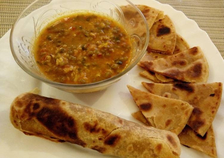 Recipe: Yummy #localfoodcontest_Kisumu wheat flour Chapati/ Chappo &amp; Ndengu
