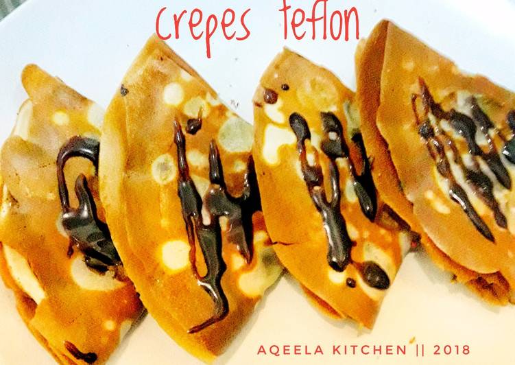 Resep Crepes Teflon Cryspi Oleh Aqeela Qeela Cookpad