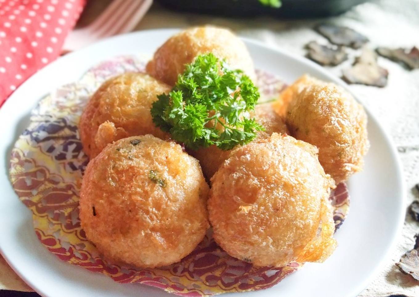 Perkedel singkong soto banjar🏵️