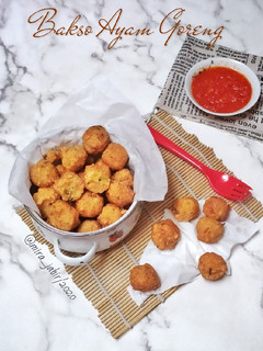 Foto resep Bakso Ayam Goreng