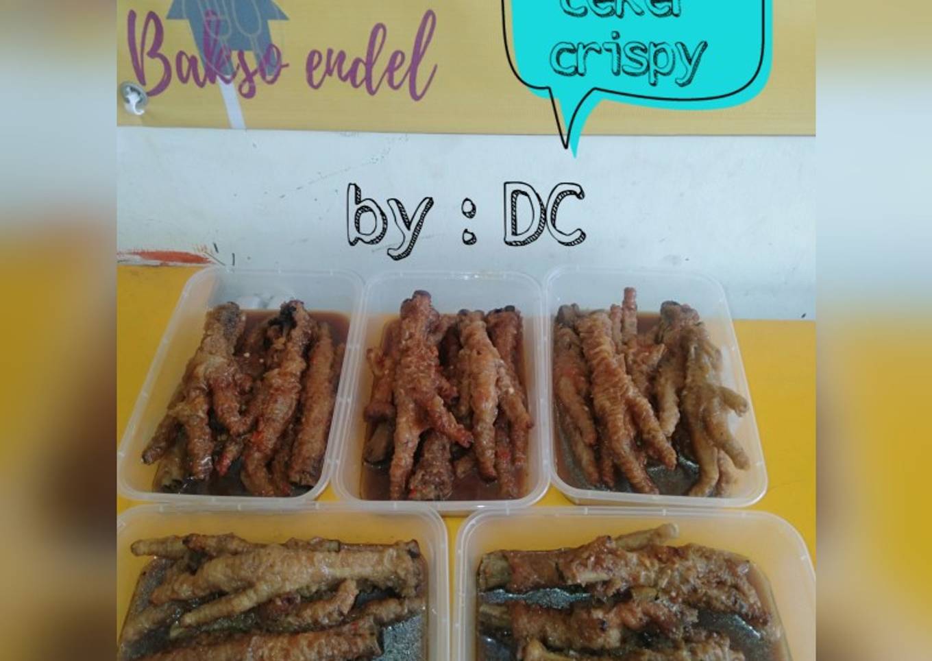 Ceker crispy kecap