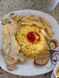 Pollo en salsa de quesos