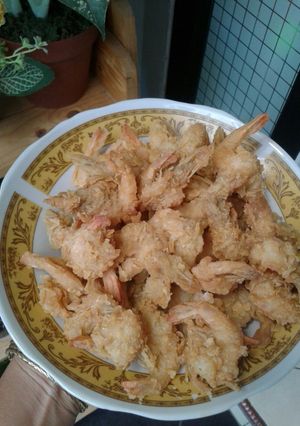 Foto resep Udang goreng tepung crispy...🍤🍤