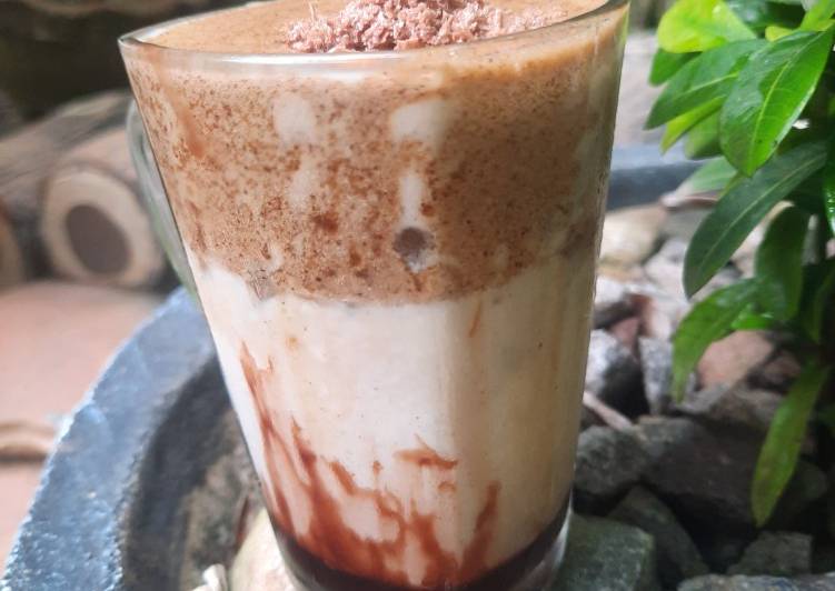 Dalgona chocolate coffe dan tips