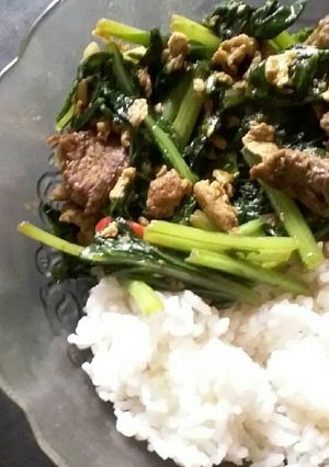 Foto resep Tumis daging sawi