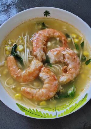 A picture of Shrimp con Corn Noodle.