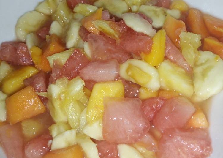 Steps to Prepare Quick Fruit salad