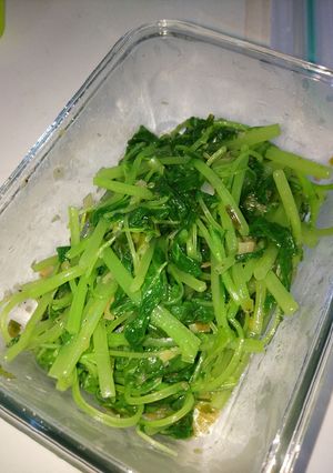 香蔥油醋拌杏菜 的食譜成品照片