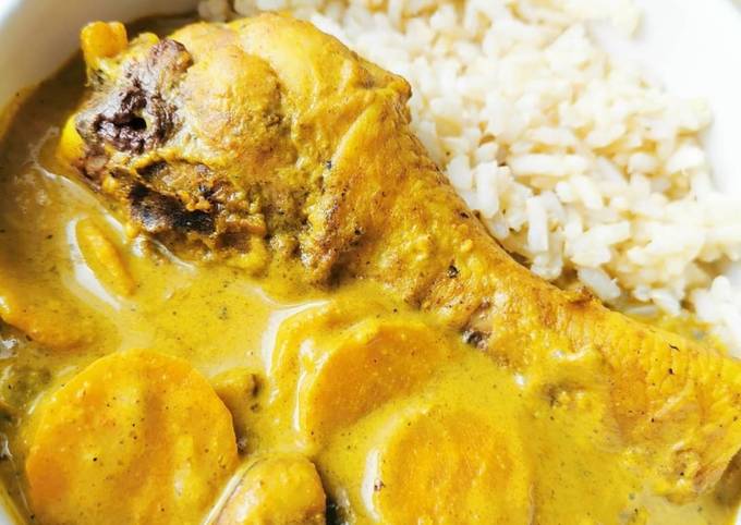 Recette Savoureux Poulet au curry