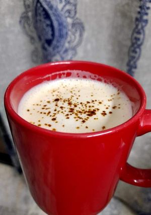 A picture of Frothy coffee.