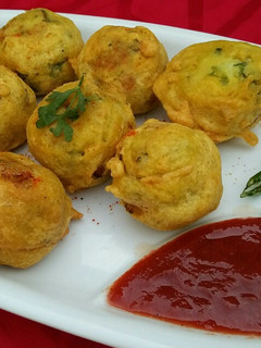 A picture of Aloo Vara/Batata Vara.