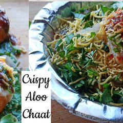 Crispy aloo Chaat Recipe A picture of Crispy aloo Chaat Recipe.