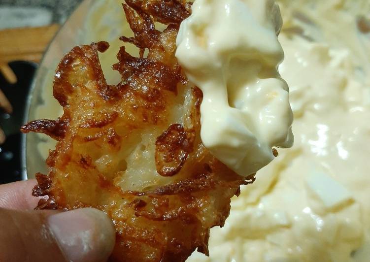Latkes y un dip delicioso