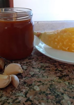 A picture of Pineapple barbeque sauce.