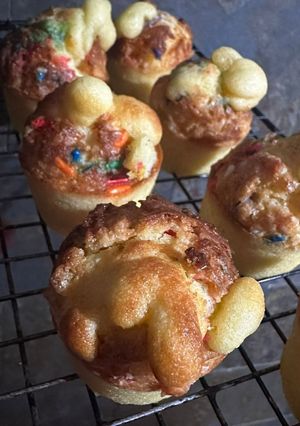 Una foto de Muffins de Frutilla en Freidora de Aire