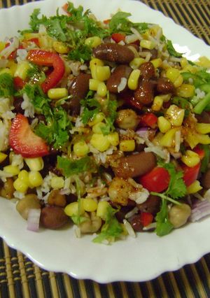 A picture of Mexican Bean Salad.