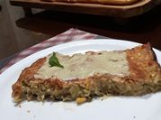 Una foto de pizza de zucchini