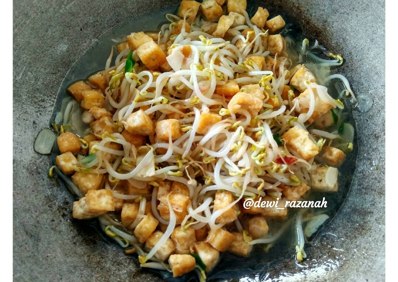 Tumis Toge Tahu