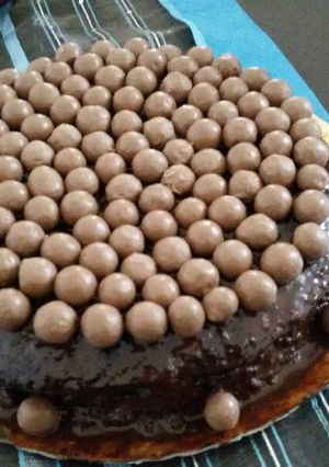 صورة لوصفة كيكة المالتيزر بالموز