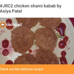A picture of Chicken shami kabab.