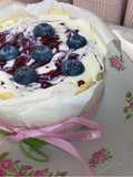 Melt blueberry cheese pie พายบลูเบอร์รี่ชีสเยิ้มลาวาขนมหวานสุดฮิต