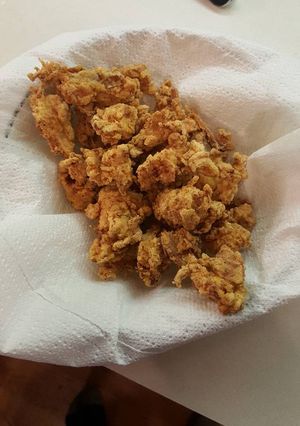 A picture of Leftover Thanksgiving Turkey Nuggets.