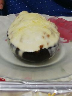 Una foto de Berenjena rellena