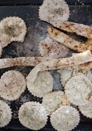 Una foto de Crackers caseros salados marcato