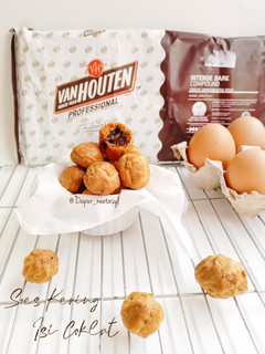 Foto resep Soes kering isi coklat