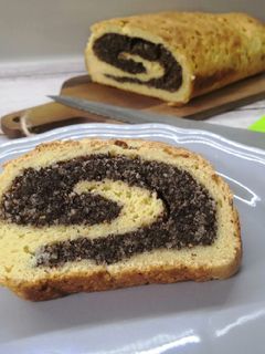 Glutén-, tej- és tojásmentes mákos kalács recept fotója