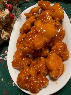 Csípős-mézes szezámmagos csirkemell recept fotója