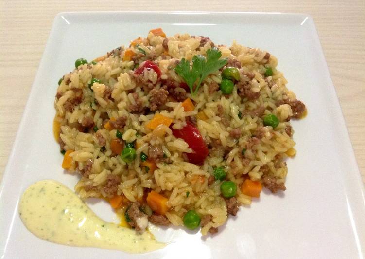 Arroz Salteado Con Carne 225 Recetas Caserascookpad