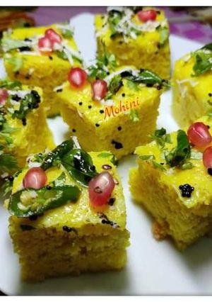 A picture of Easy khaman dhokla recipe.